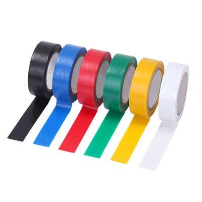 Europe market 10y shiny pvc black colorful electrical insulating tape