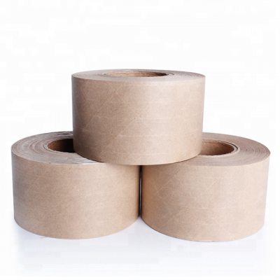 2.75 inches x 450 feet Water Activated Reinforced kraft paper packing tape