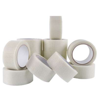 65 FT x 2" Self Adhesive Fiberglass Cloth White Mesh drywall joint tape