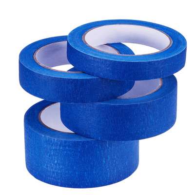 Wholesale cheap blue colored painting automotive decorative crepe paper masking tape